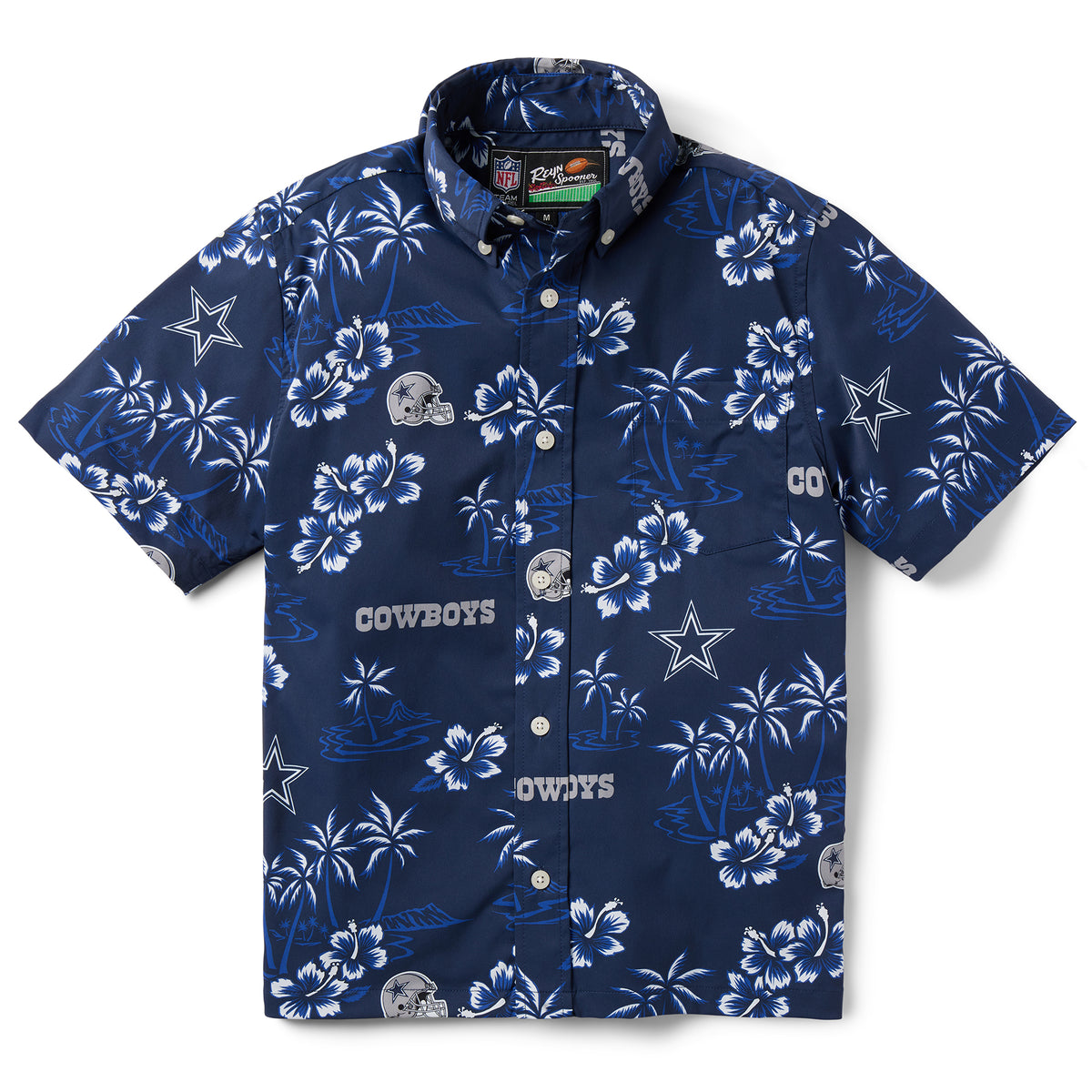 Reyn Spooner Men's Reyn Spooner Navy Dallas Cowboys Kekai Button