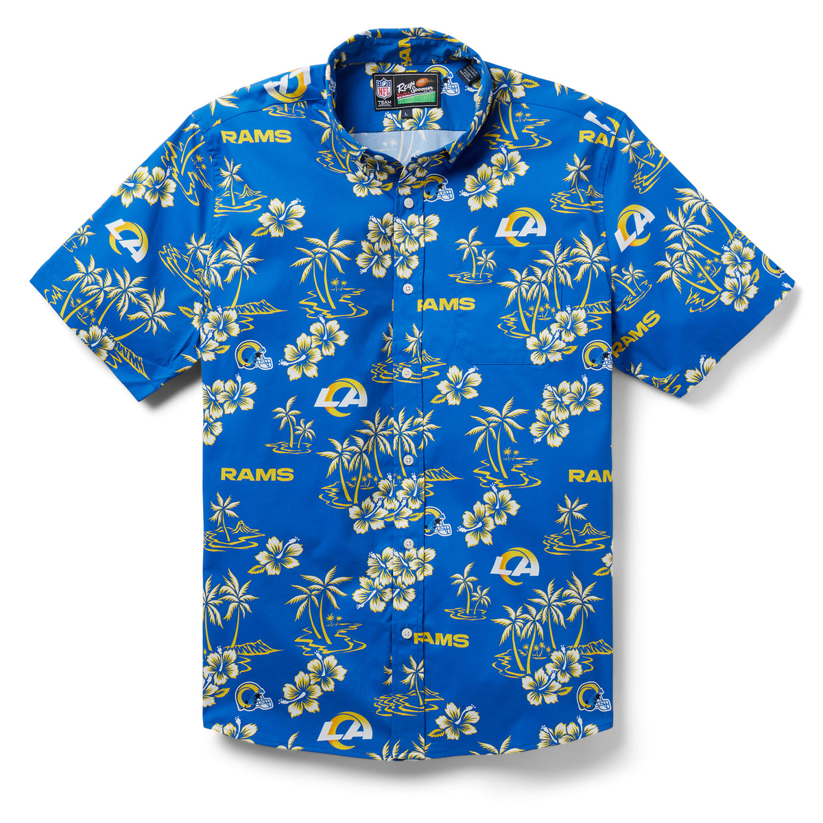 Los Angeles Rams Short Sleeve Hawaiian Shirt - Shirt Low Price