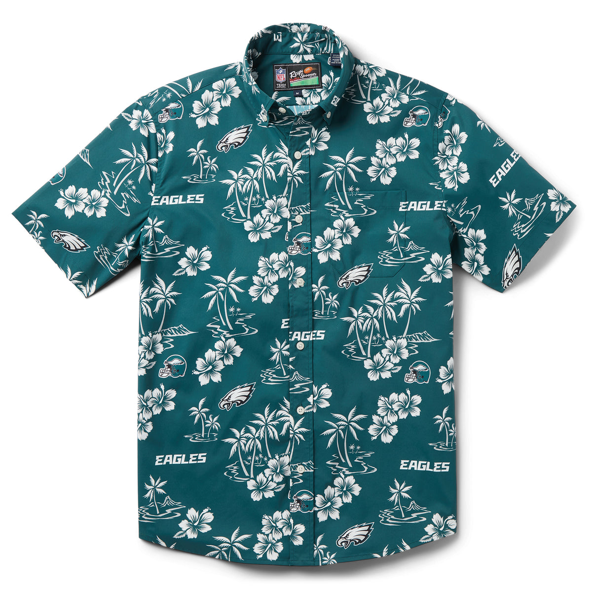 Lids Miami Dolphins Reyn Spooner Kekai Button-Up Shirt - Aqua