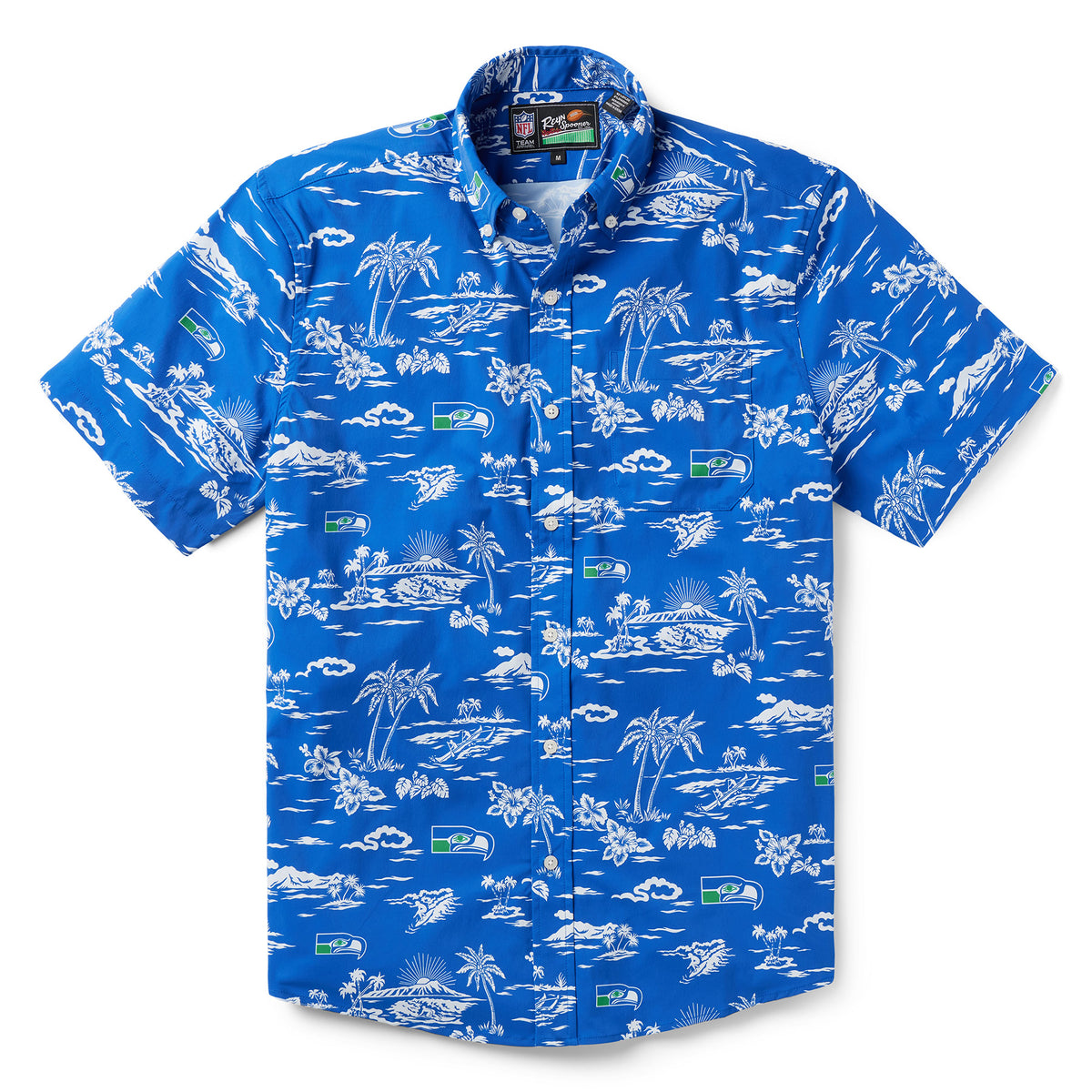 SEATTLE SEAHAWKS Hawaiian Shirt NFL Football Button Down 