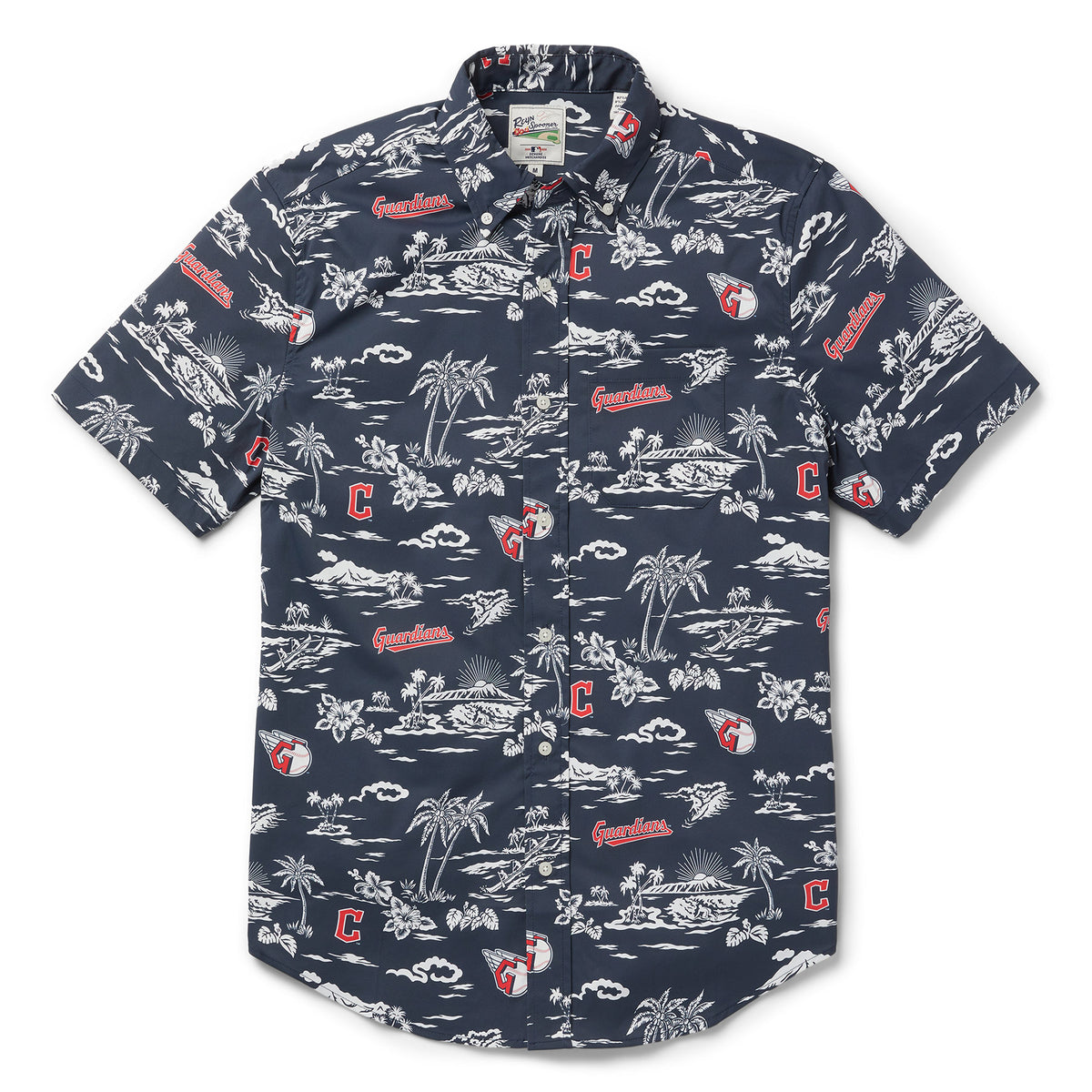 Men's Reyn Spooner Navy Seattle Mariners scenic Button-Up Shirt