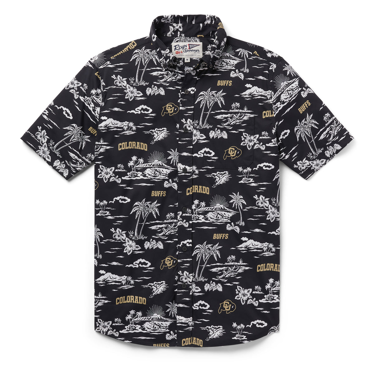 Men's Reyn Spooner Black Colorado Buffaloes Classic Button-Down Shirt