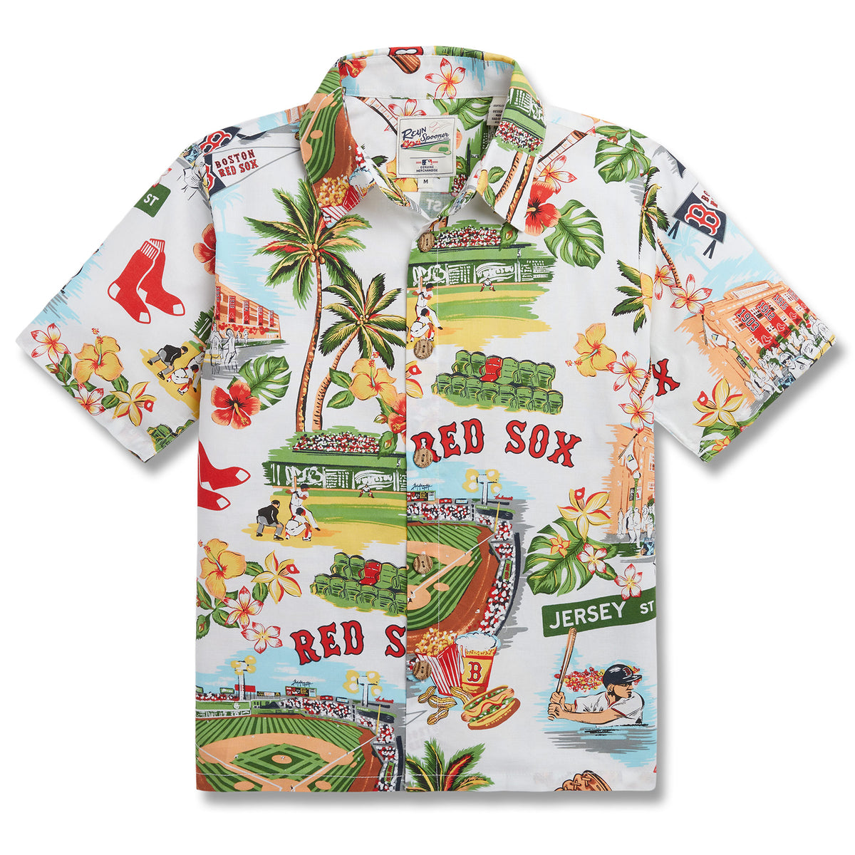 The Boston Red Sox Baseball Mlb Hawaiian Shirt Team