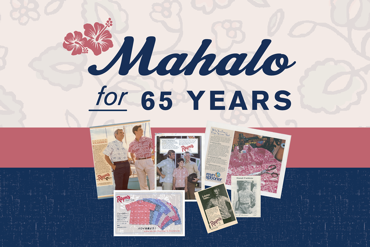 Mahalo for 65 Years!