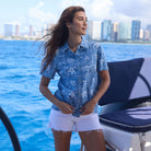 Reyn Spooner LAHAINA SAILOR ABBY TOP in DENIM