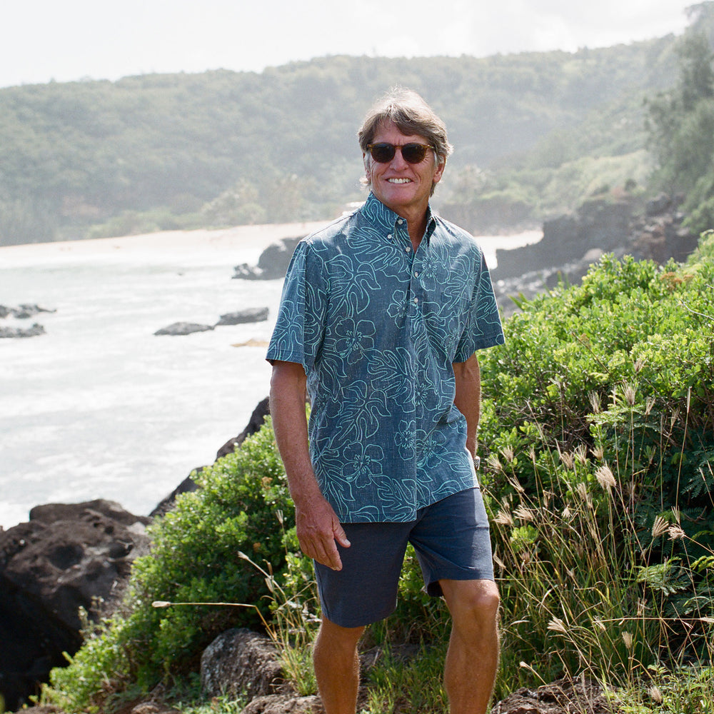 MONSTERA INK MEN'S SHIRT | Reyn Spooner