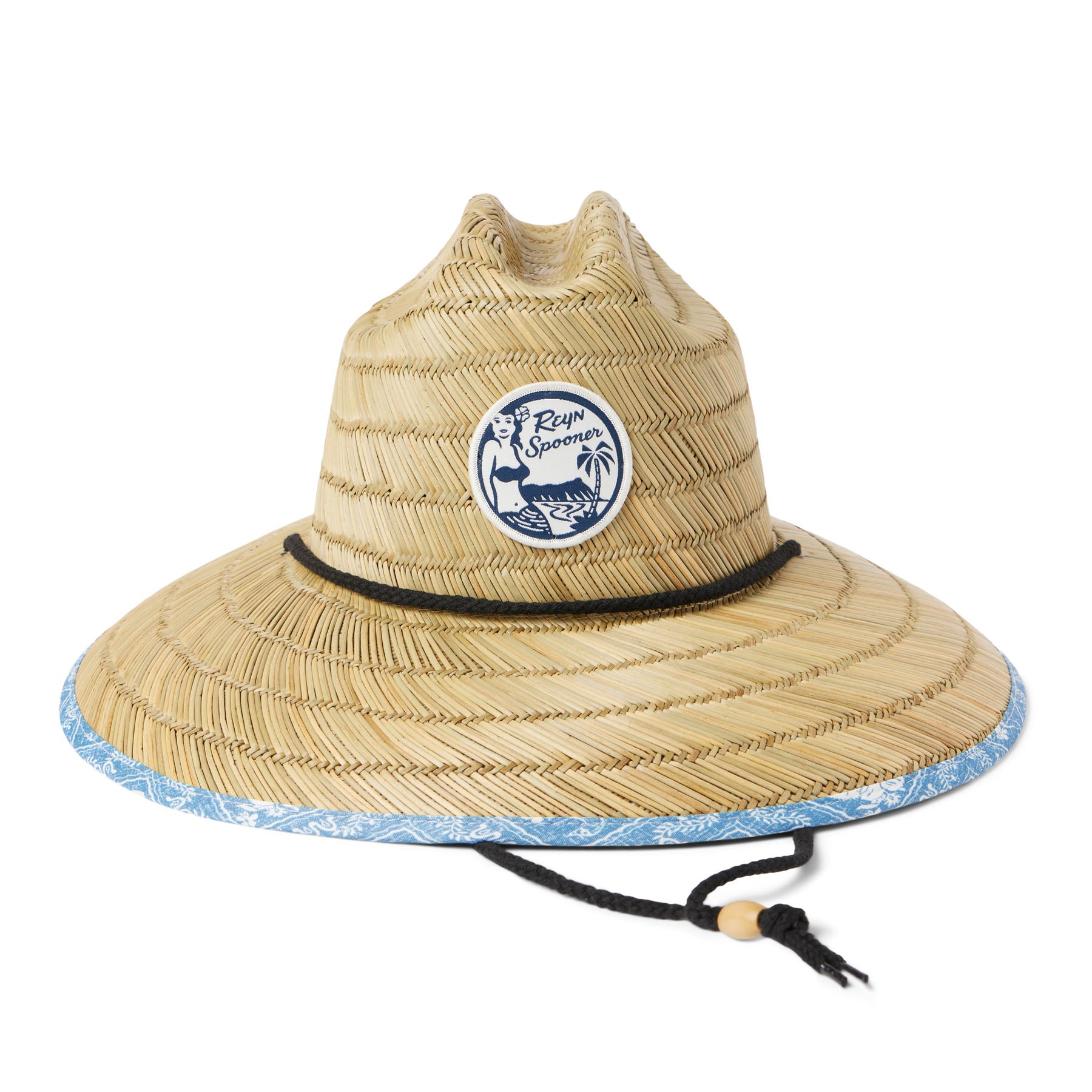 Reyn Spooner LAHAINA SAILOR STRAW HAT in DENIM