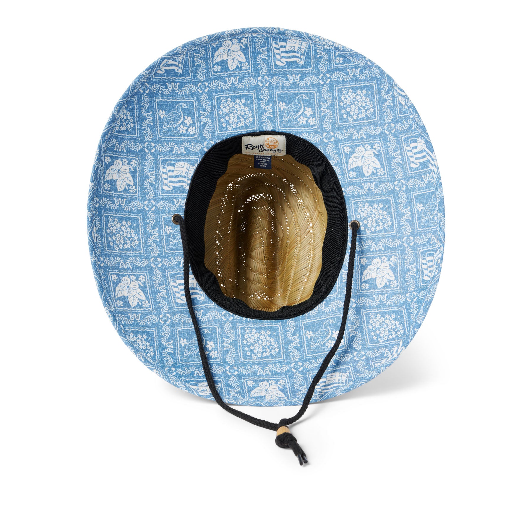 Reyn Spooner LAHAINA SAILOR STRAW HAT in DENIM