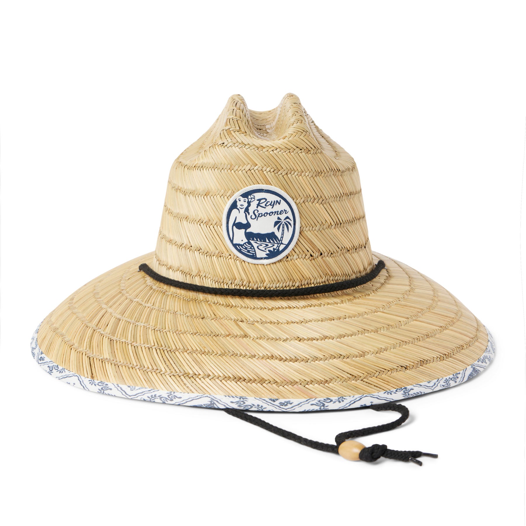 Reyn Spooner LAHAINA SAILOR STRAW HAT in WHITE