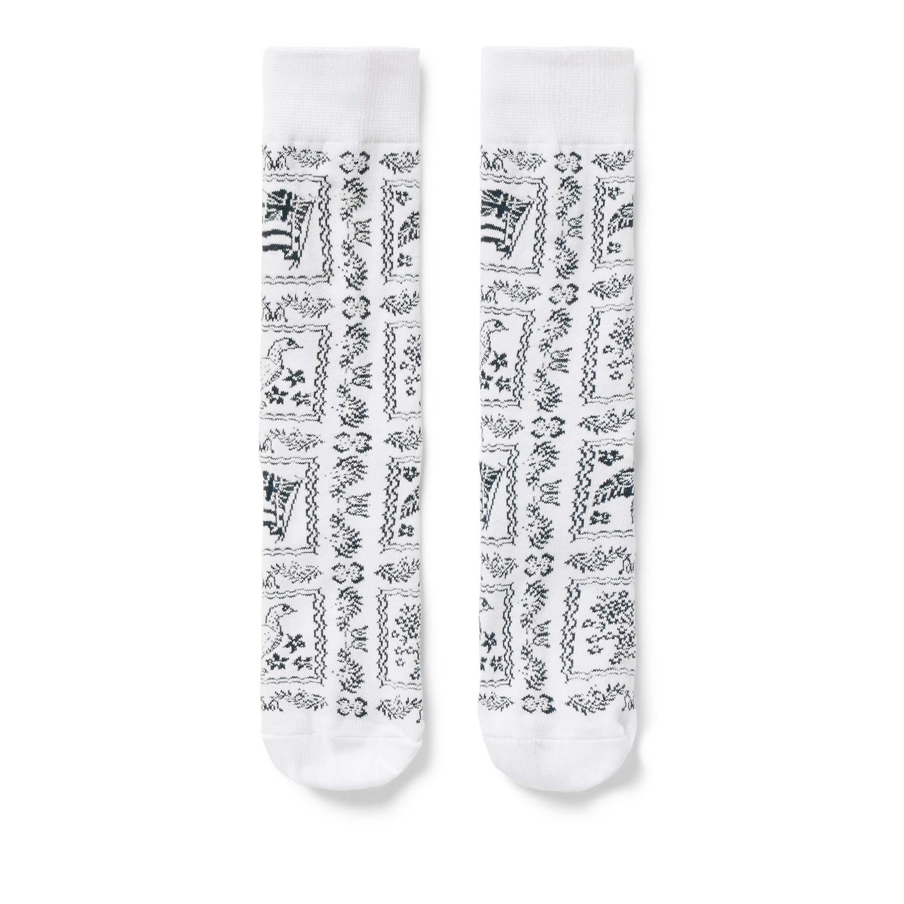 Reyn Spooner LAHAINA SAILOR SOCKS in WHITE