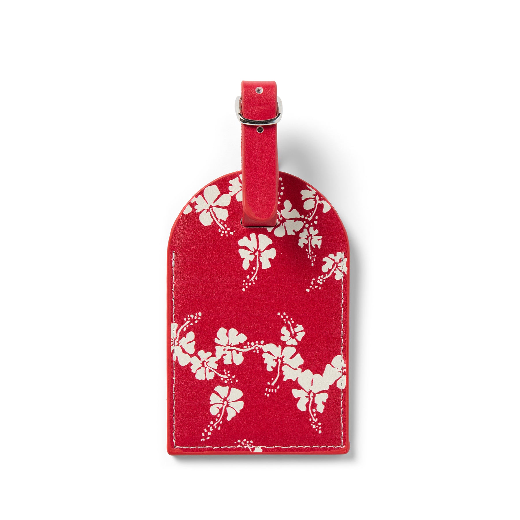 Reyn Spooner 50TH STATE FLOWER LUGGAGE TAG in RED