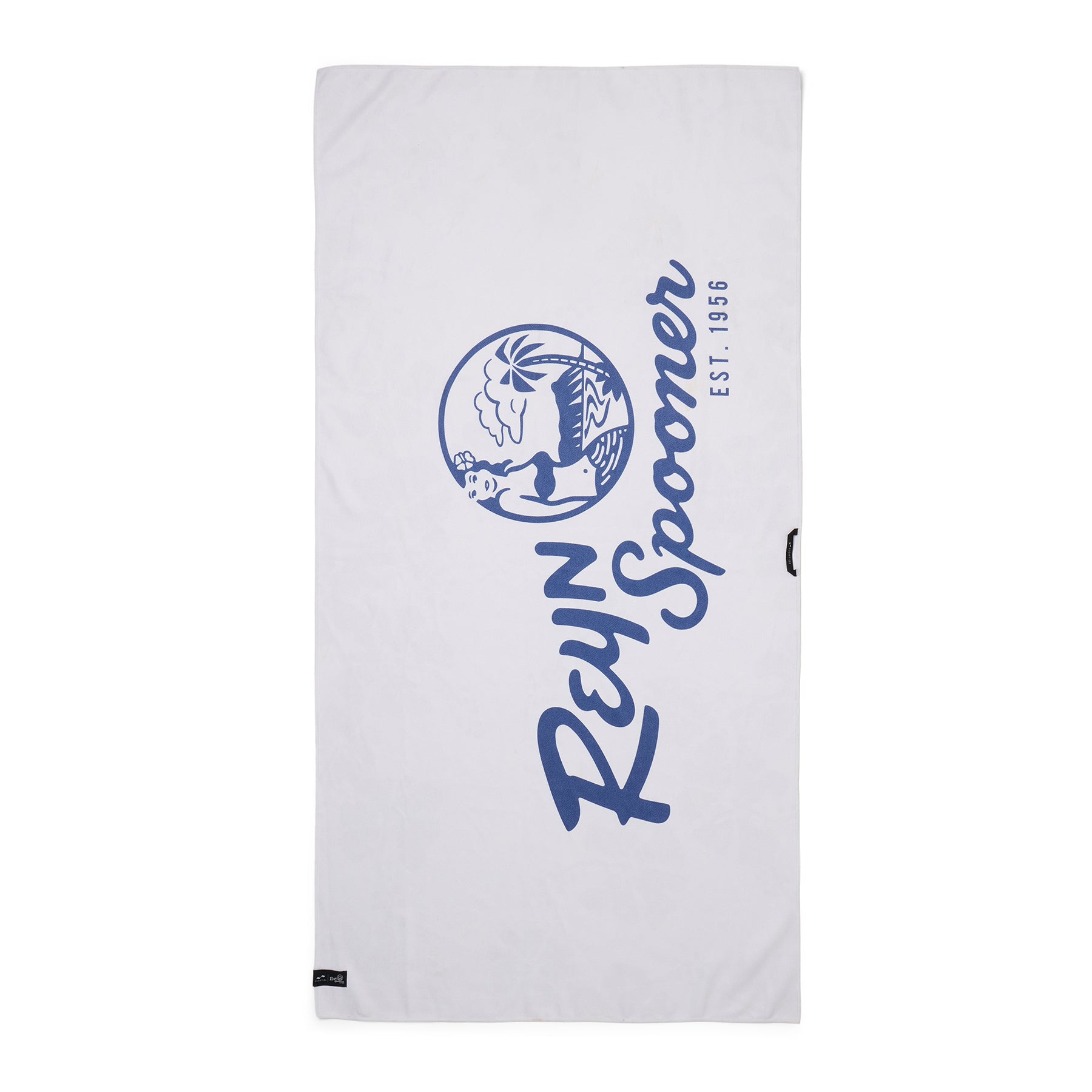 Reyn Spooner SLOWTIDE 50TH STATE FLOWER TOWEL in WHITE