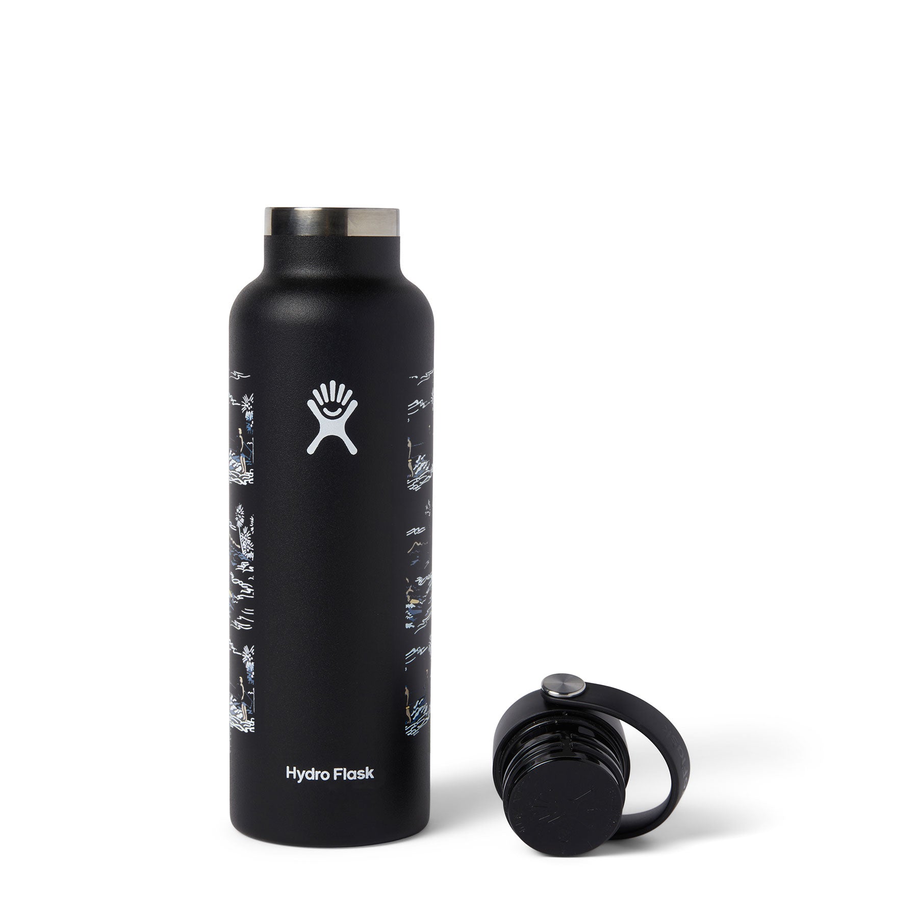 Reyn Spooner SURFER'S PARADISE HYDRO FLASK 21 OZ in BLACK