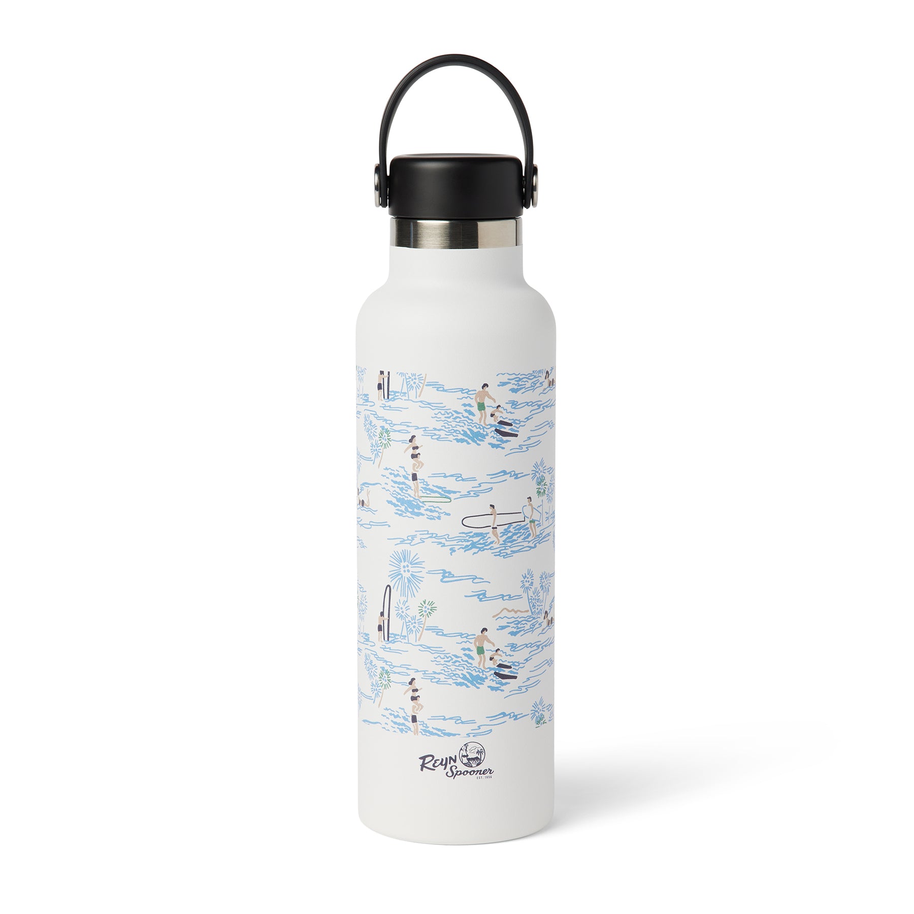 Reyn Spooner SURFER'S PARADISE HYDRO FLASK 21 OZ in WHITE