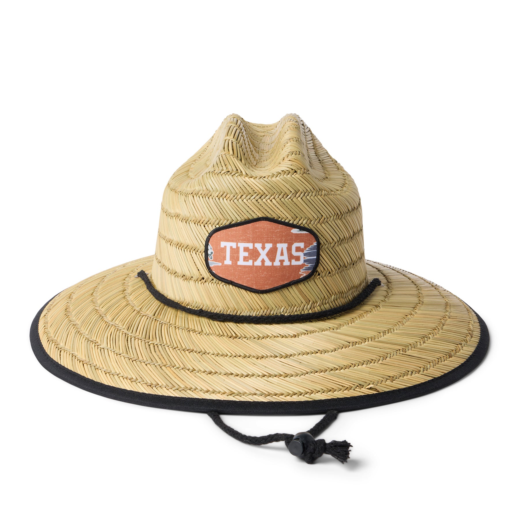 Reyn Spooner UNIVERSITY OF TEXAS SCENIC STRAW HAT in BURNT ORANGE