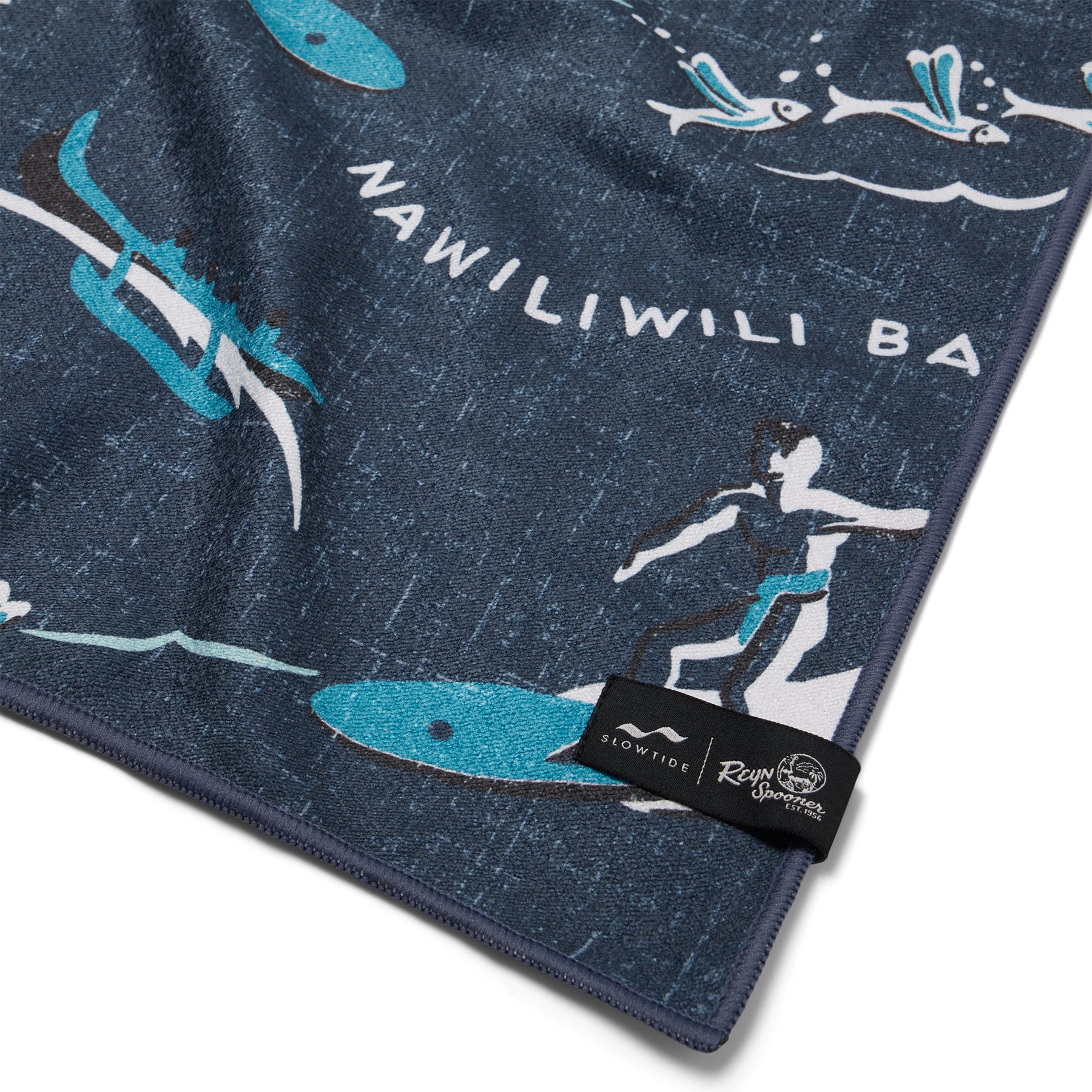 Reyn Spooner SLOWTIDE OCEAN CHILLIN' TOWEL in NAVY