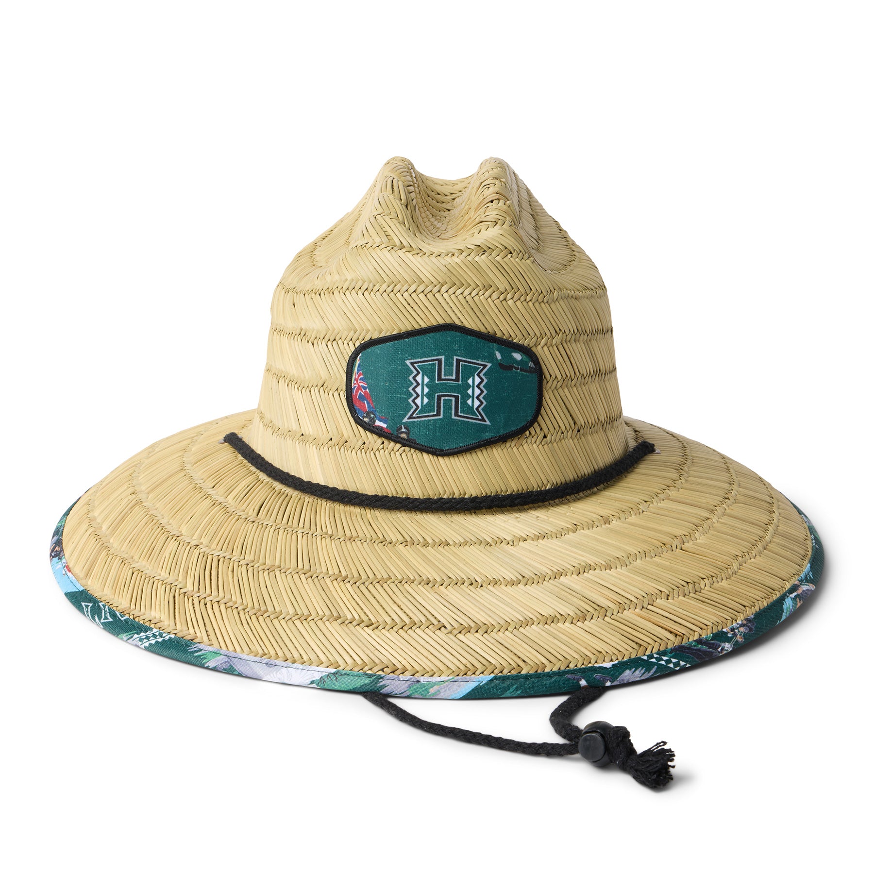 Reyn Spooner UNIVERSITY OF HAWAI'I SCENIC STRAW HAT in GREEN