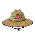 Reyn Spooner SAN FRANCISCO GIANTS SCENIC STRAW HAT in BLACK