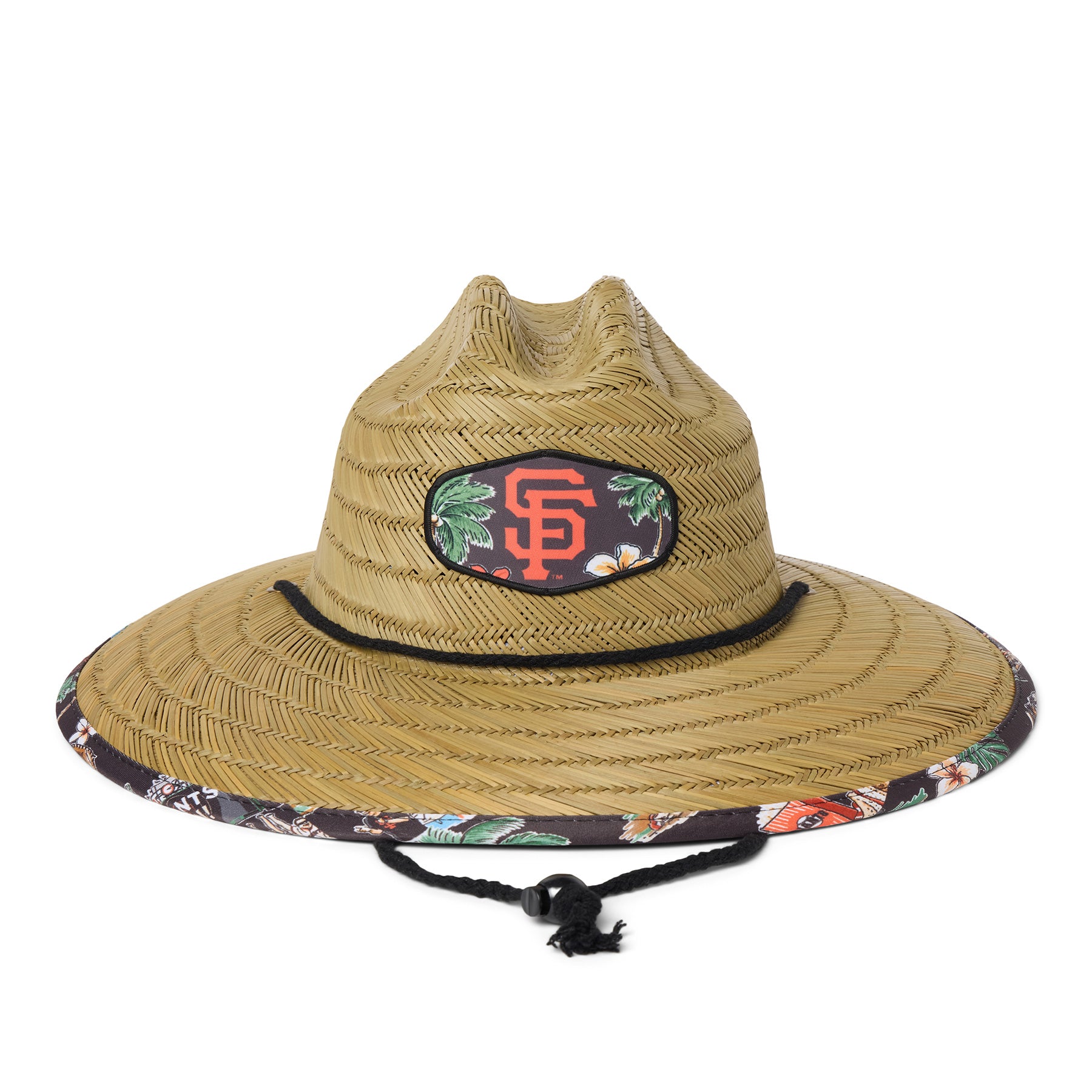 Reyn Spooner SAN FRANCISCO GIANTS SCENIC STRAW HAT in BLACK