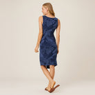 Reyn Spooner ANUENUE FALLS GIANNA DRESS in DRESS BLUES