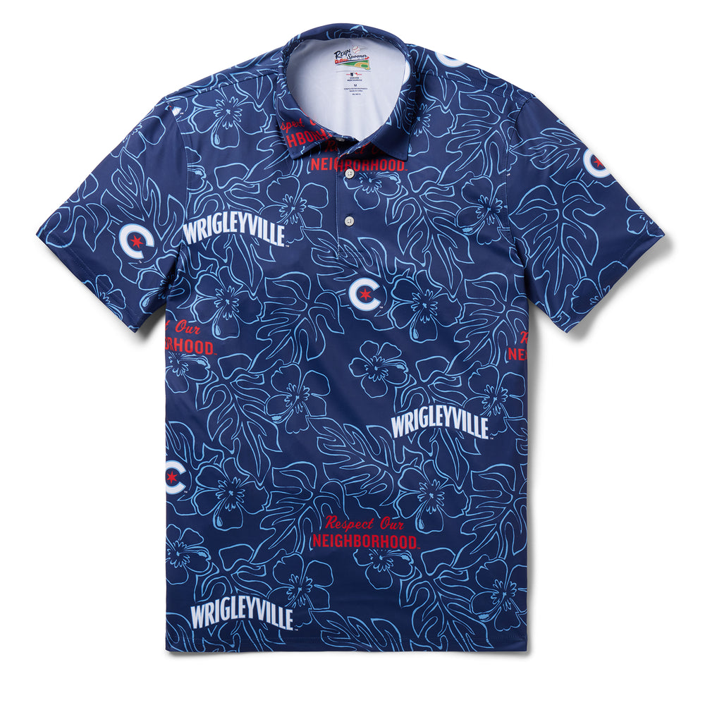 Chicago Cubs City Connect Polo / Performance Fabric Navy / M by Reyn Spooner