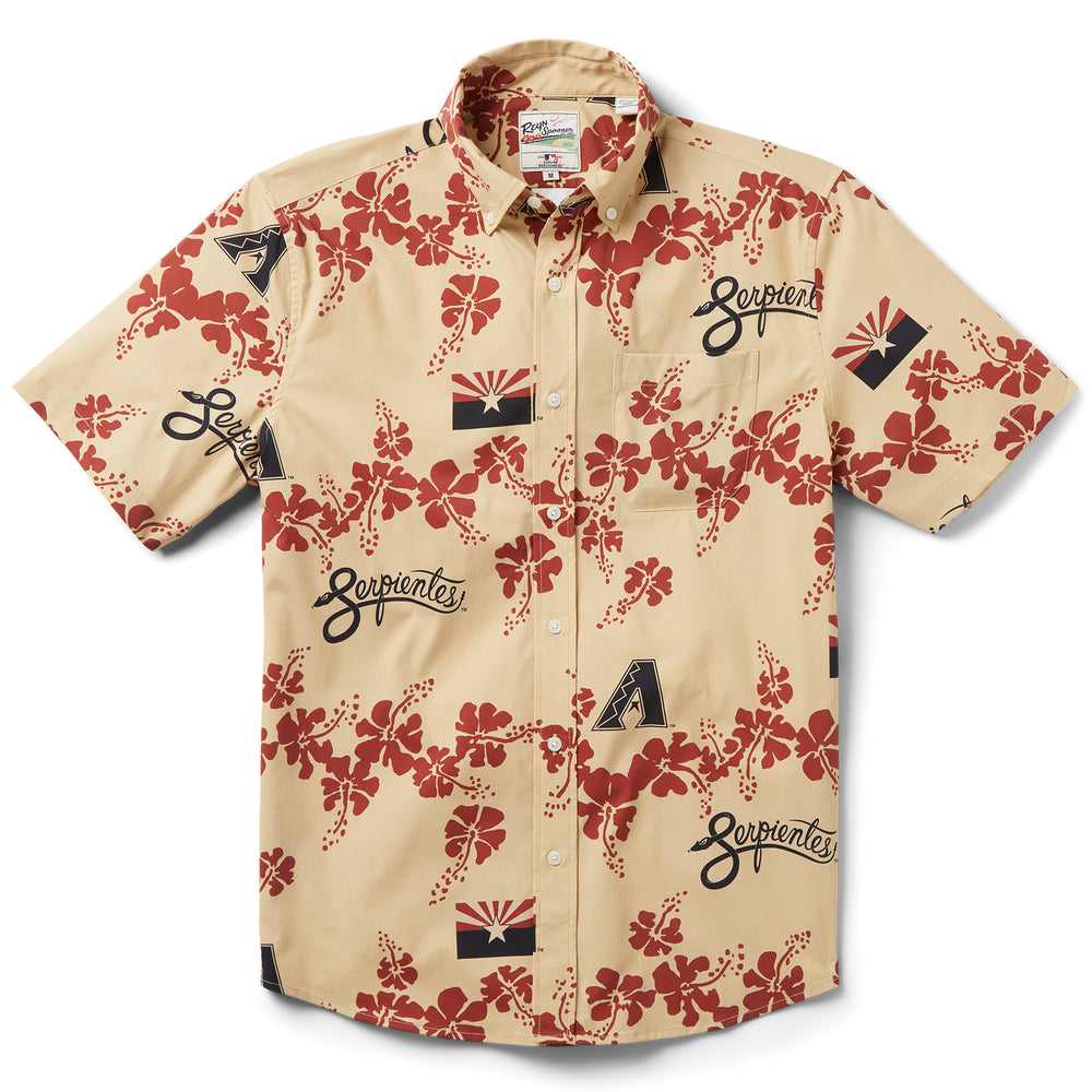 Men's Reyn Spooner Black Los Angeles Dodgers Aloha Button-Down Shirt