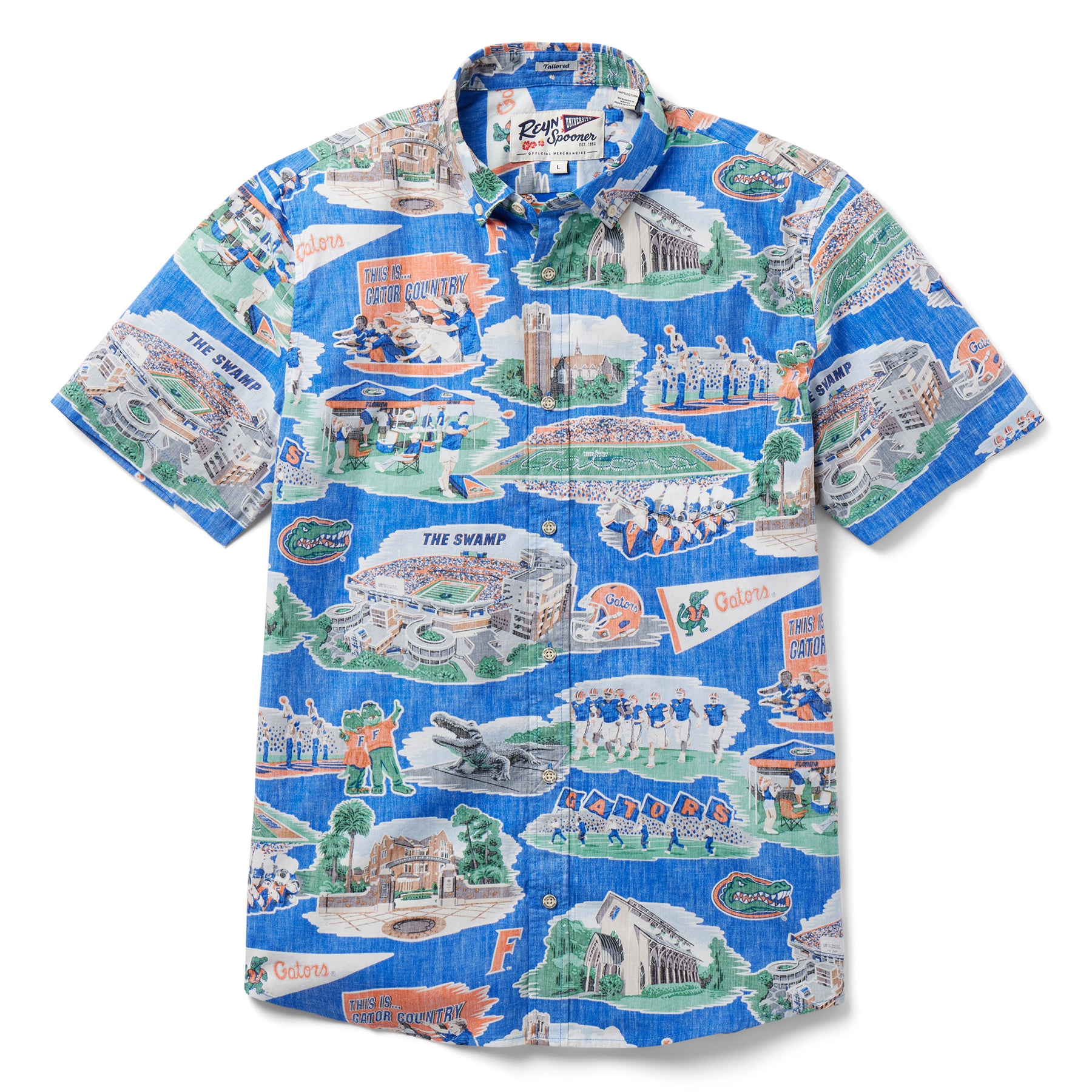 Reyn Spooner UNIVERSITY OF FLORIDA SCENIC TAILORED in BLUE