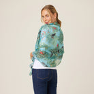 Reyn Spooner ENDANGERED SPECIES: PACIFIC ISLAND BIRDS SCARF in NILE BLUE