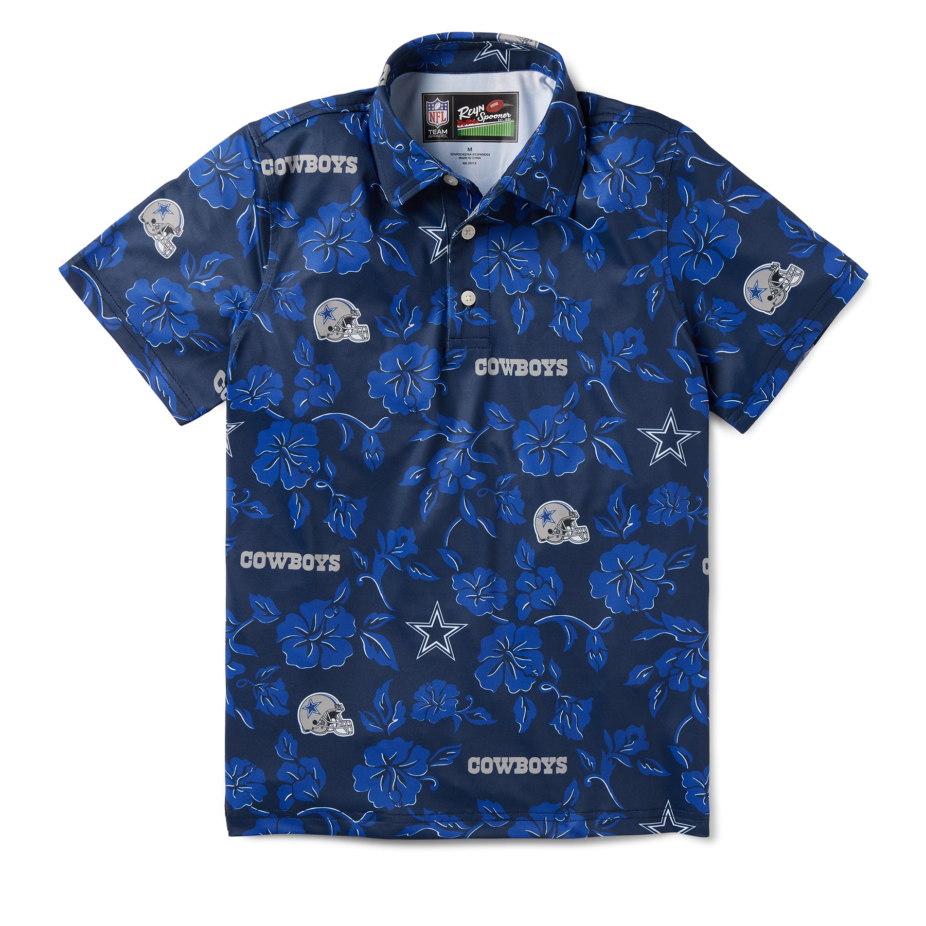 Reyn Spooner KIDS DALLAS COWBOYS PUA PERFORMANCE POLO in NAVY