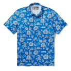 Reyn Spooner DETROIT LIONS PUA PERFORMANCE POLO in BLUE