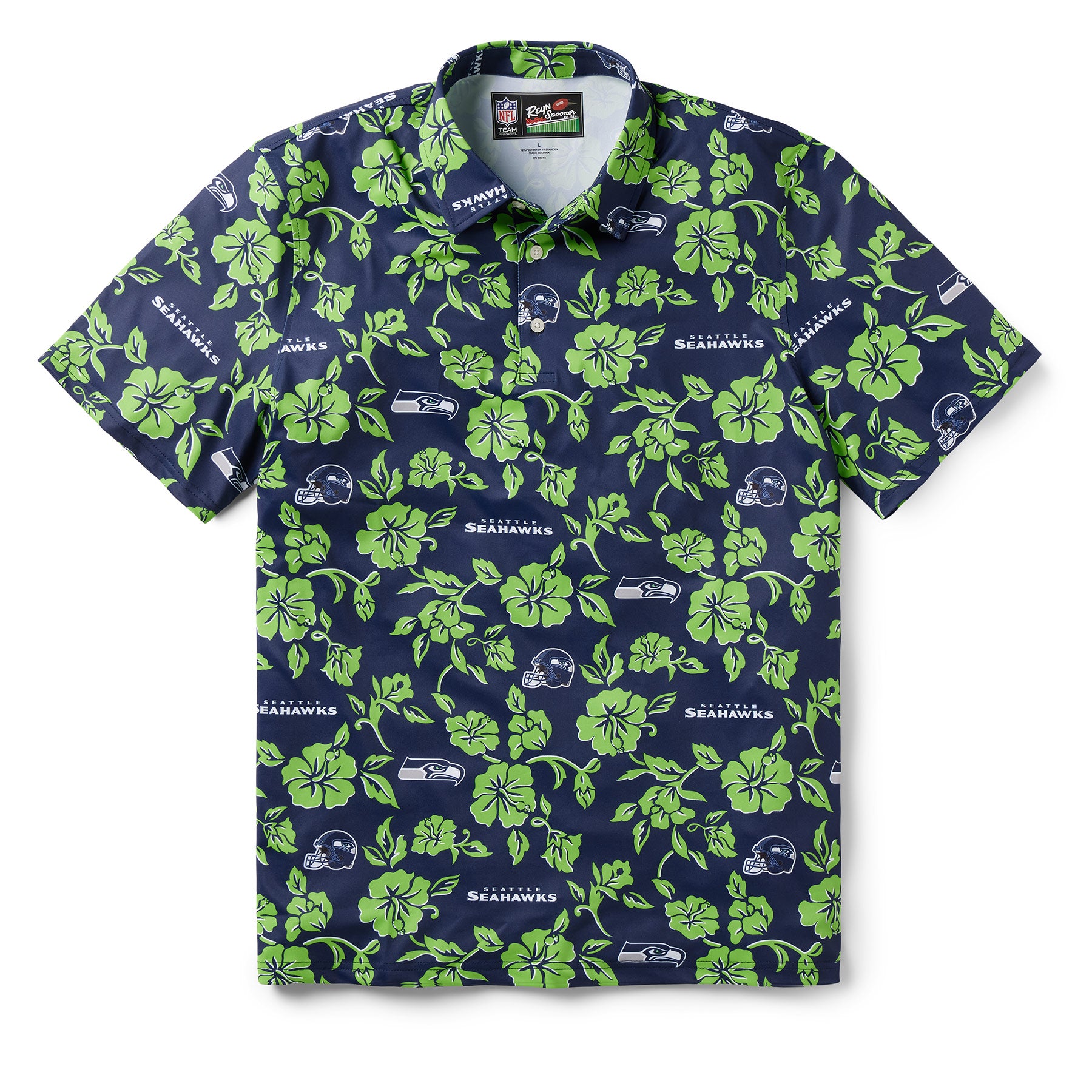 NFL Seattle Seahawks 2024 XXL button down Hawaiian style button up