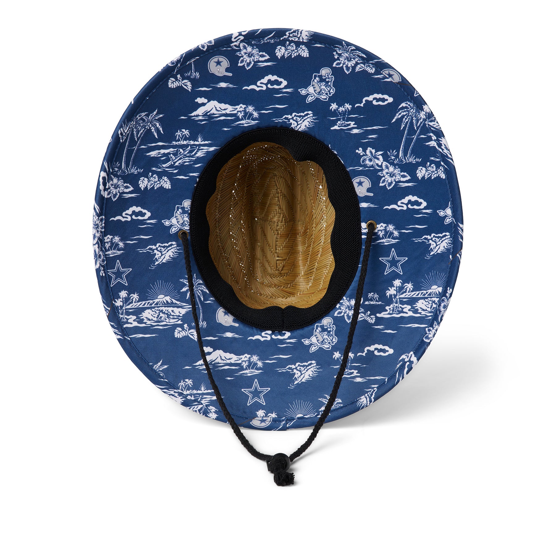 DALLAS COWBOYS THROWBACK STRAW HAT in NAVY