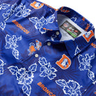 Reyn Spooner DENVER BRONCOS THROWBACK PERFORMANCE POLO in BLUE