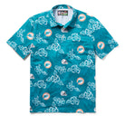 Reyn Spooner MIAMI DOLPHINS THROWBACK PERFORMANCE POLO in AQUA