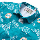 Reyn Spooner MIAMI DOLPHINS THROWBACK PERFORMANCE POLO in AQUA