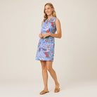 Reyn Spooner HAWAIIAN CHRISTMAS 2024 LYDIA DRESS in BLUE