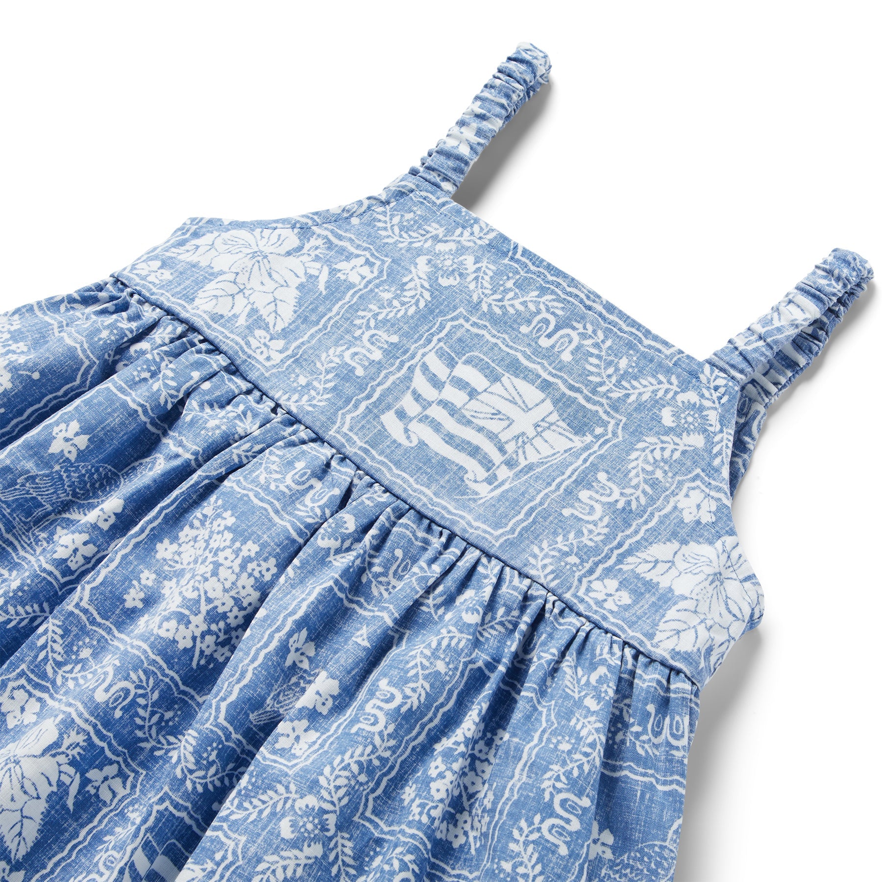 Reyn Spooner LAHAINA SAILOR GIRLS SUNDRESS in DENIM