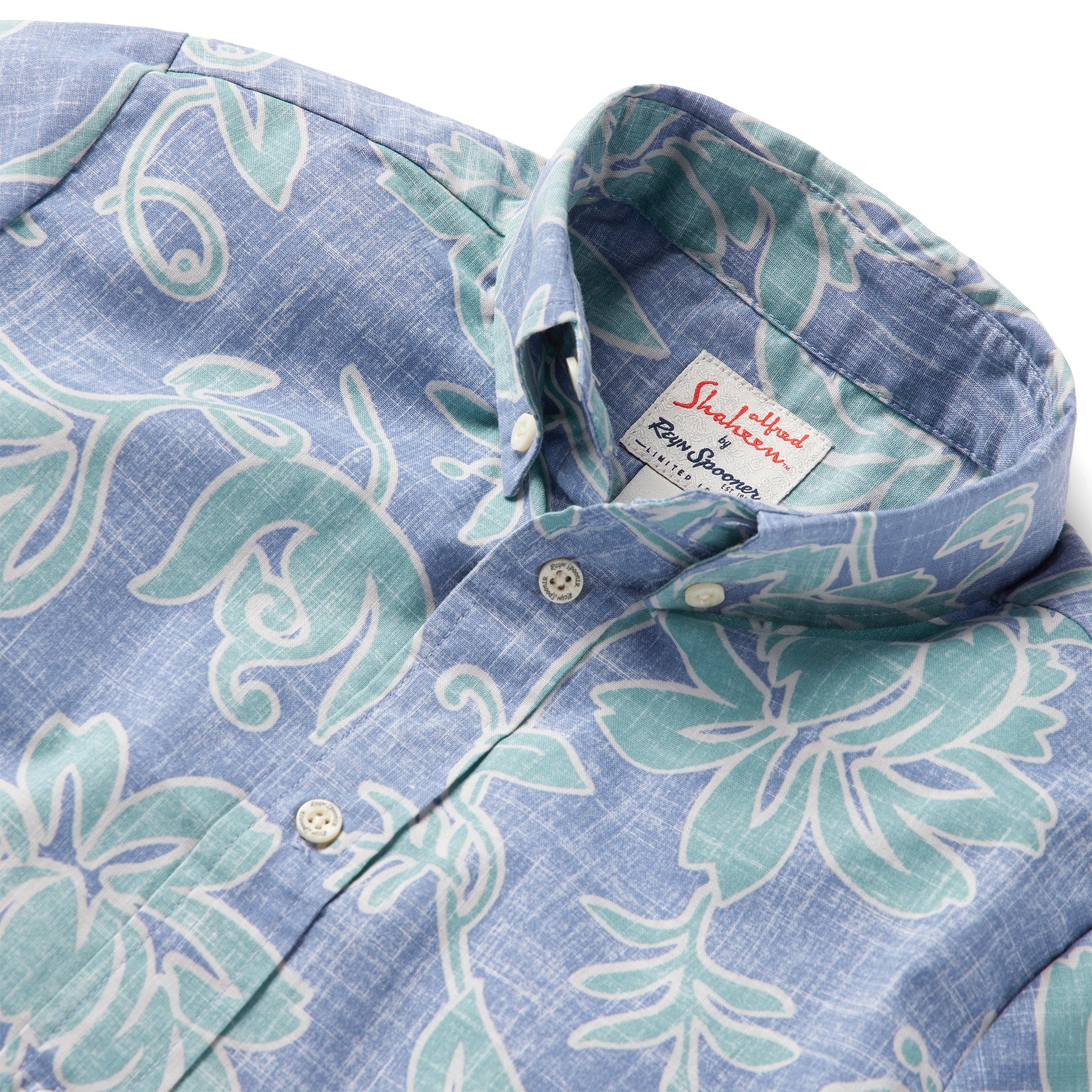 Reyn Spooner CLASSIC PAREAU YOUTH SHIRT in BLUE HORIZON