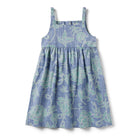 Reyn Spooner CLASSIC PAREAU GIRLS SUNDRESS in BLUE HORIZON