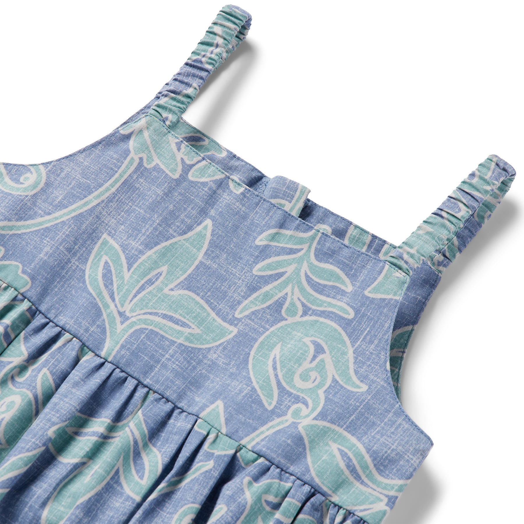 Reyn Spooner CLASSIC PAREAU GIRLS SUNDRESS in BLUE HORIZON