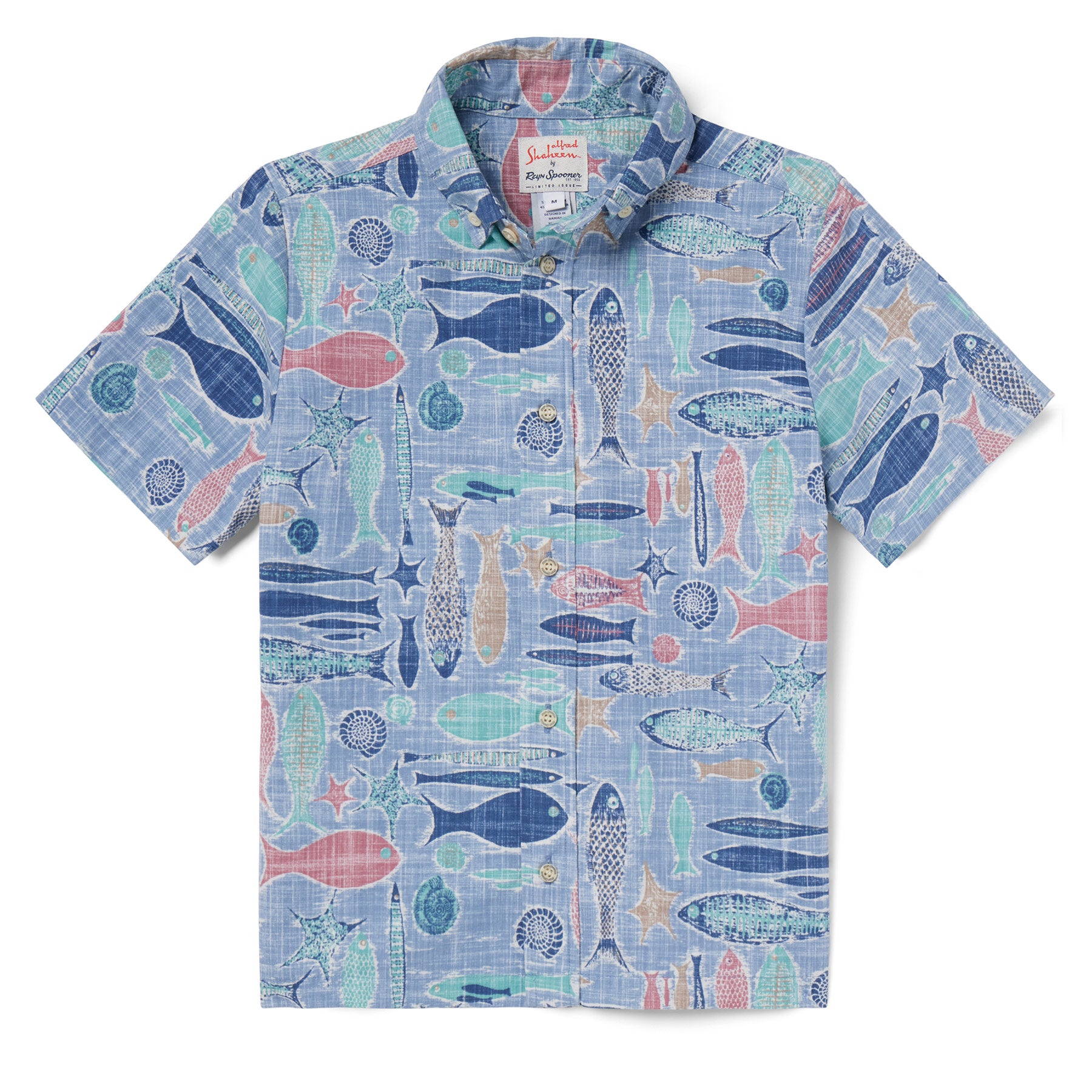 Reyn Spooner EBB TIDE YOUTH SHIRT in INFINITY BLUE