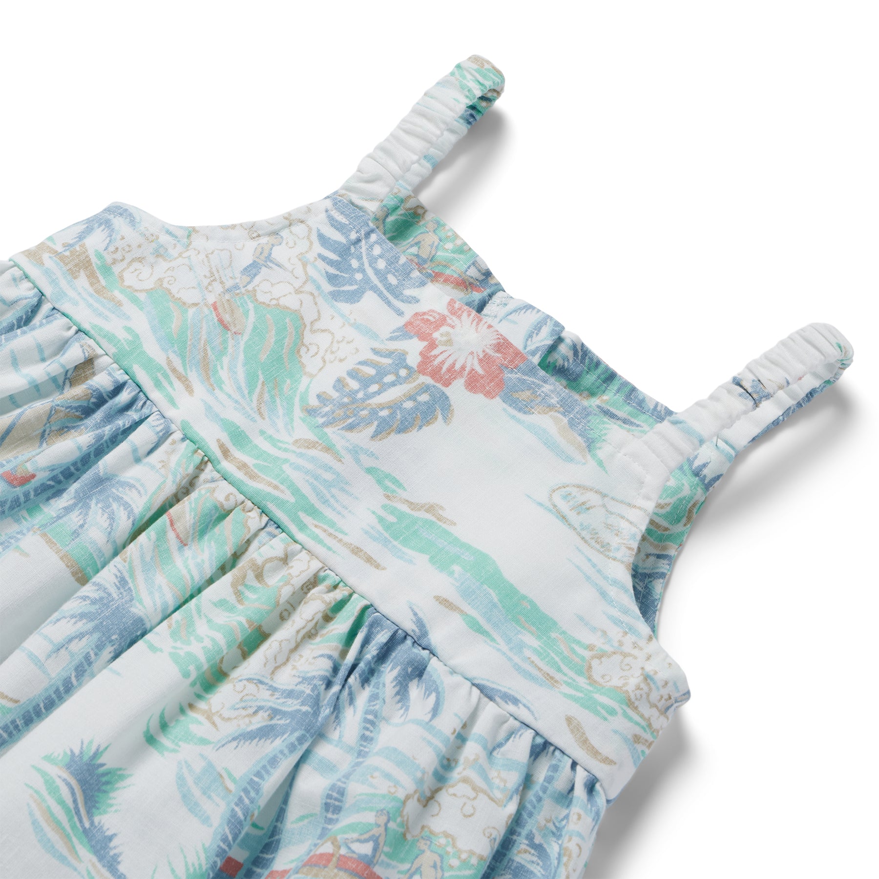 Reyn Spooner KAIMANA BEACH GIRLS SUNDRESS in WHITE