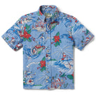 Reyn Spooner HAWAIIAN CHRISTMAS 2024 YOUTH SHIRT in BLUE