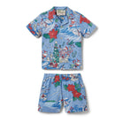 Reyn Spooner HAWAIIAN CHRISTMAS 2024 TODDLER CABANA SET in BLUE