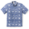 Reyn Spooner LAHAINA SAILOR ARCHIVE CLASSIC BUTTON FRONT in NAVY