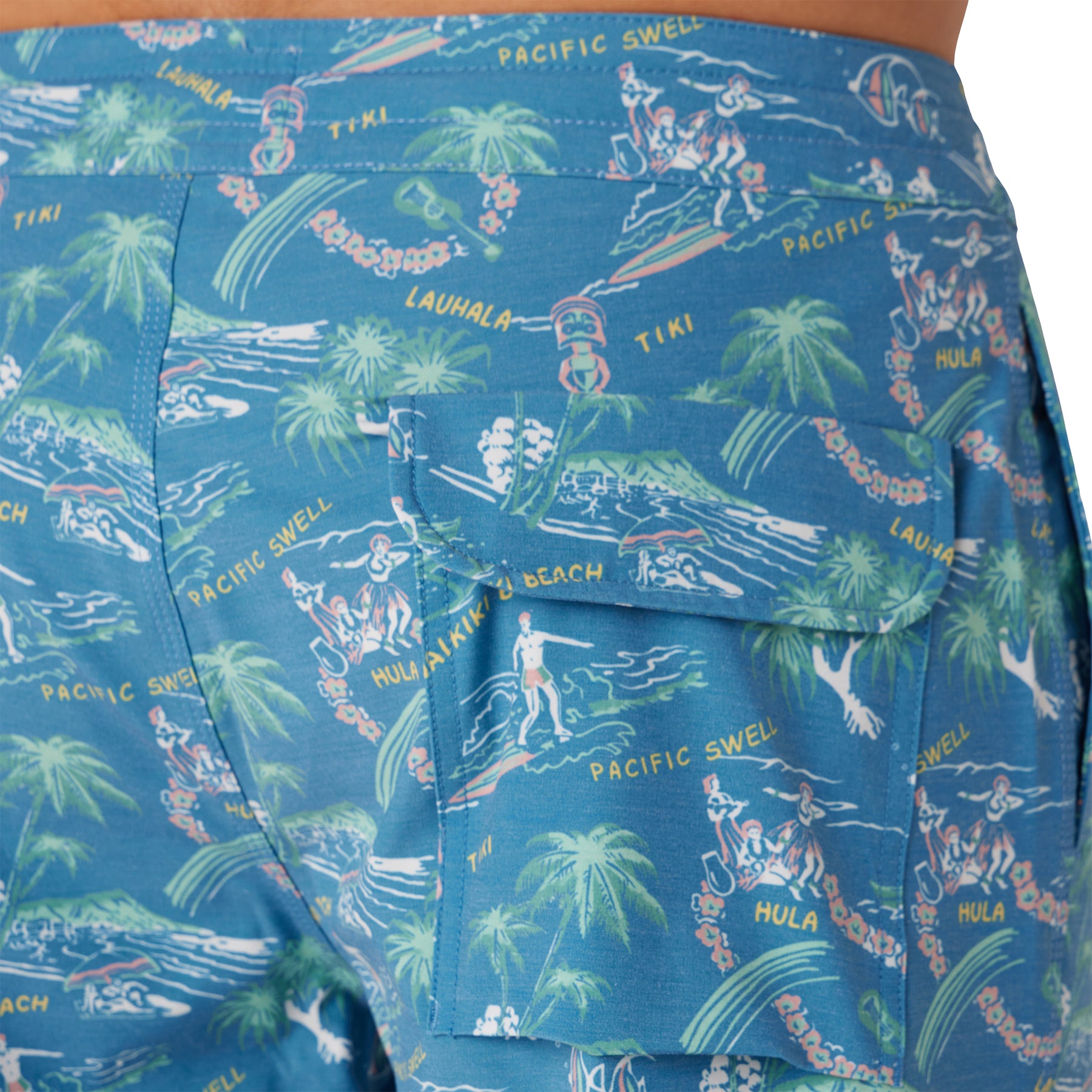 Reyn Spooner ONE FINE DAY ECO BOARD SHORTS in VALLARTA BLUE