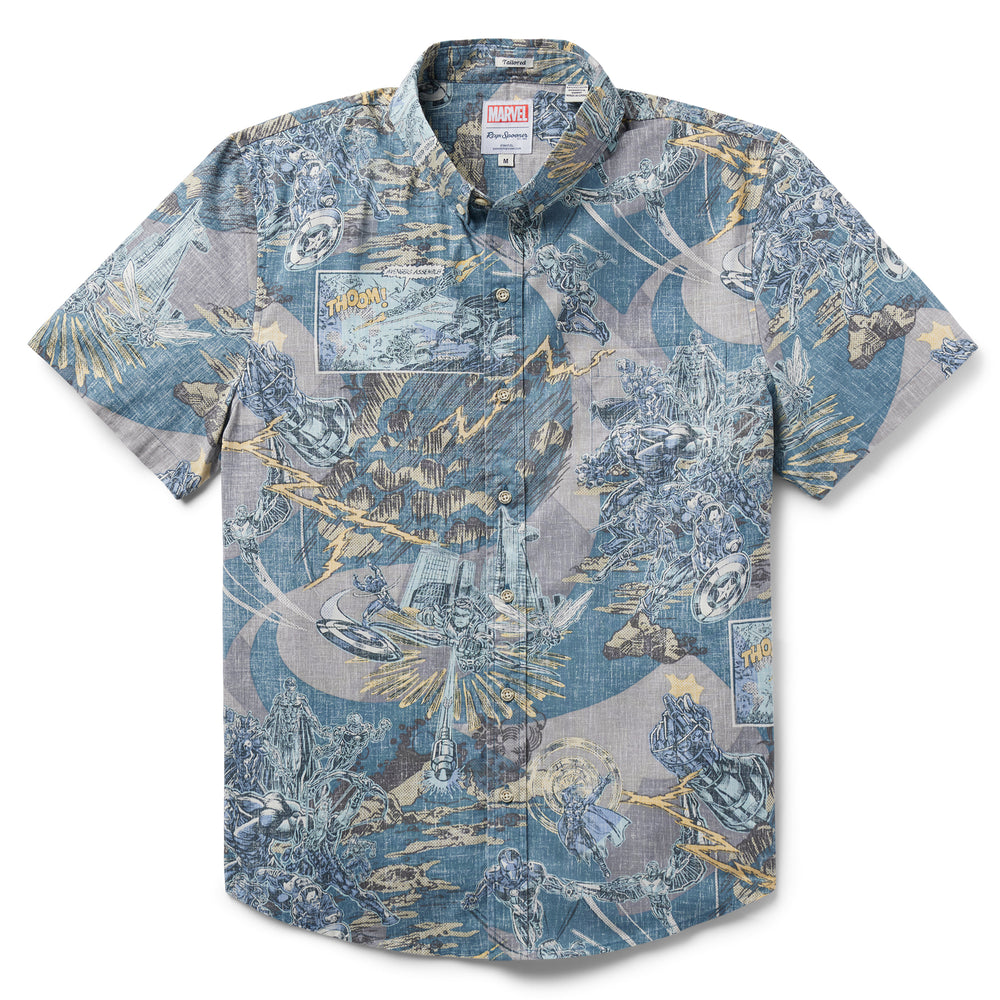 MARVEL AVENGERS ASSEMBLE MEN'S ALOHA SHIRT | Reyn Spooner