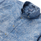 Reyn Spooner MOLOKAI CHANNEL BUTTON FRONT in LICHEN BLUE