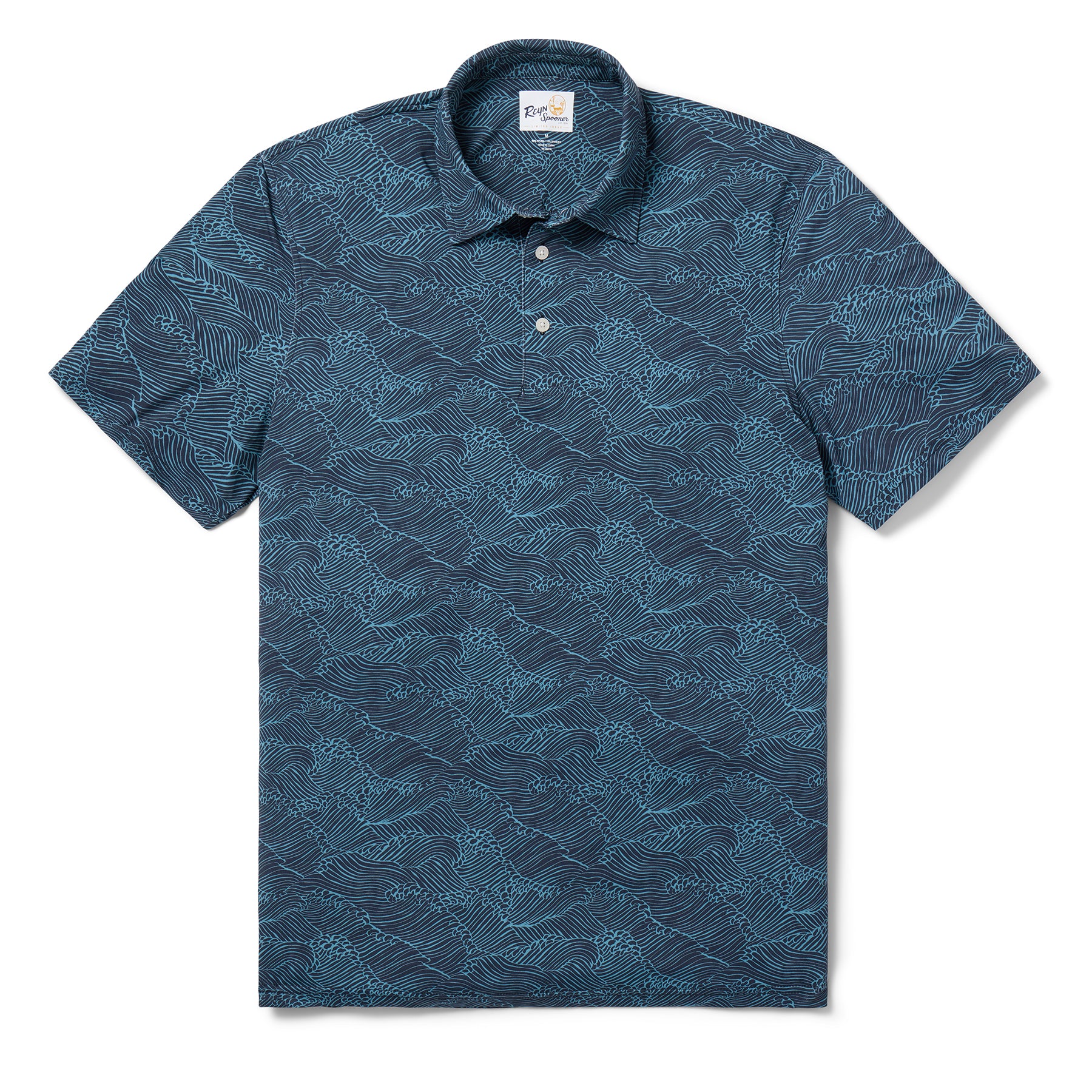 Reyn Spooner MOLOKAI CHANNEL PERFORMANCE POLO in ARCTIC