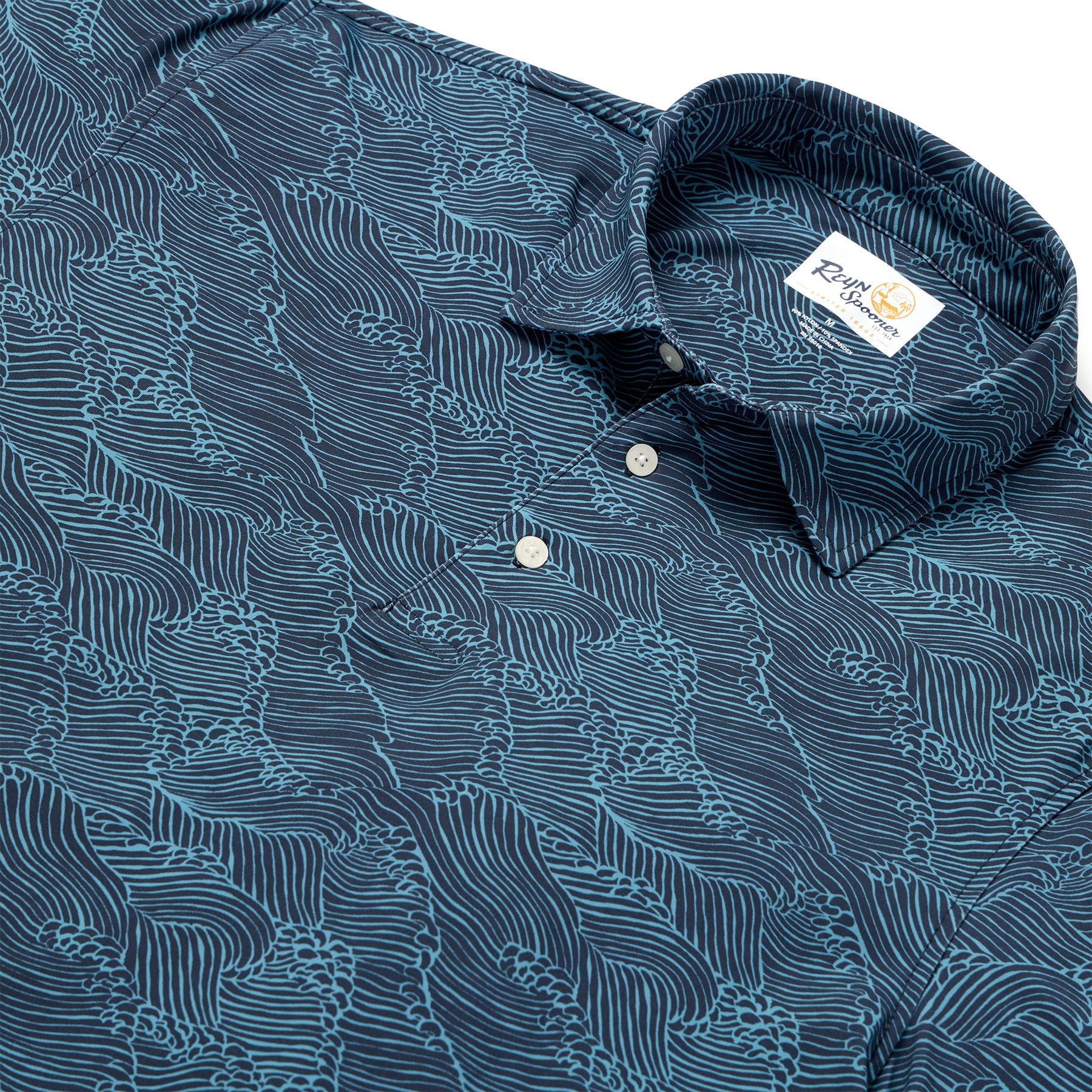 Reyn Spooner MOLOKAI CHANNEL PERFORMANCE POLO in ARCTIC